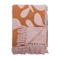 Thumbnail for Bloomingville Atle Decke 160 x 130cm braun recycelte Baumwolle, Farbe:braun im Sale