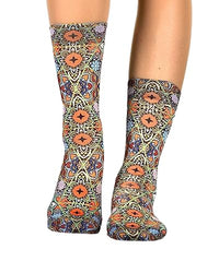 Thumbnail for Wigglesteps Premium Wadenlange Damensocken – einzigartig gemustert, bunt und stilvoll lustig, Ceramicst, 37.5-42.5 EU im Sale