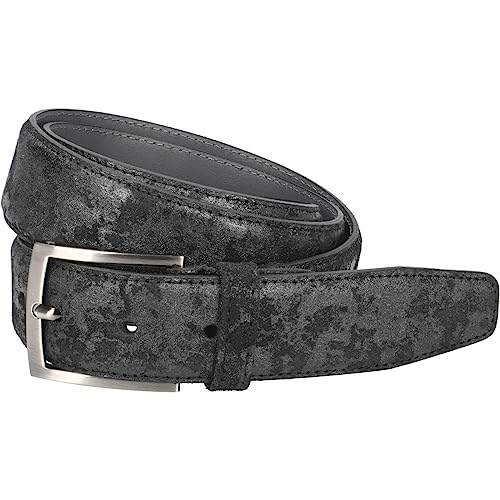 Floris van Bommel Gürtel DE BELTER, Rauleder, Schwarz EU 115 cm im Sale