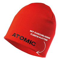 Thumbnail for ATOMIC ALPS BEANIE - Rot - Mütze für Herren & Damen - Weiche & atmungsaktive Mützen - Warme Wintermütze aus hautsympathischem Material - Bequeme & schlichte Fleece-Mütze im Sale