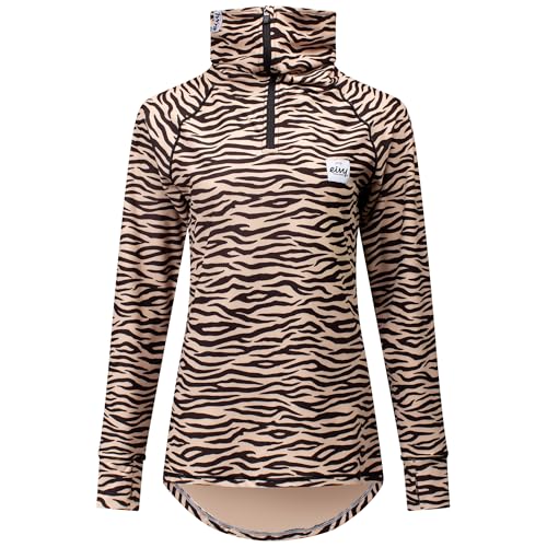 Eivy Damen Icecold Zip Top Yoga-Shirt, Zebra, EU im Sale