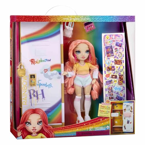 Rainbow High Design & Style Schließfach Spielset – Mit Regalen, Kleiderbügeln, Accessoires und Aufklebern, tolles Spielzeug und Geschenk für Kinder im Alter von 4 bis 12+ Jahren im Sale