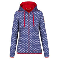 Thumbnail for Almgwand W Spinnerin Blau - Schöne leichte Damen Kapuzenjacke, im Sale