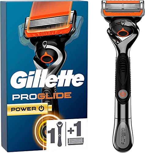 Gillette ProGlide Power Nassrasierer Herren, Rasierer + 1 Rasierklinge mit 5-fach Klinge, Geschenk für Männer im Sale