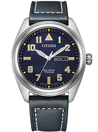 Thumbnail for CITIZEN Herren Analog Quarz Uhr mit Leder Armband BM8560-45LE im Sale