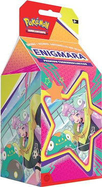Thumbnail for Pokémon Trading Card Game: Enigmara Premium Tournament Collection (1 full-art card, 3 foil cards & 6 booster packs) on sale