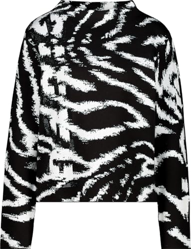 MONARI Pullover schwarz Gemustert - 42 im Sale