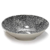Thumbnail for Lambert - Kaori - Bowl - Ø: 19 cm - Black and White - with elegant crackle glaze - 1 piece - Stoneware on sale