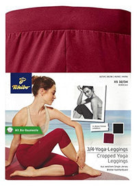 Thumbnail for Tchibo TCM 3/4 Yoga Leggings Bordeaux (36/38 S) on sale