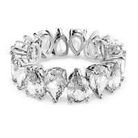 Thumbnail for Swarovski, Matrix Vittore Drop Cut Ring, White, 58 on sale