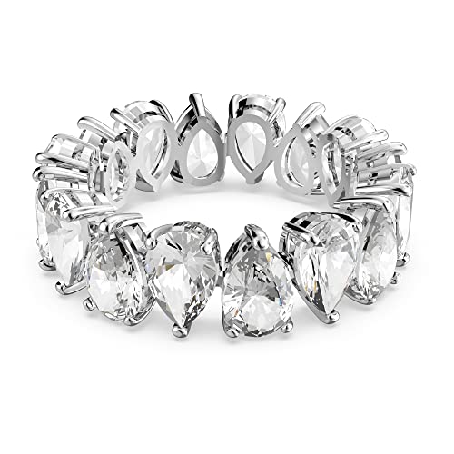 Swarovski, Matrix Vittore Drop Cut Ring, White, 55 on sale