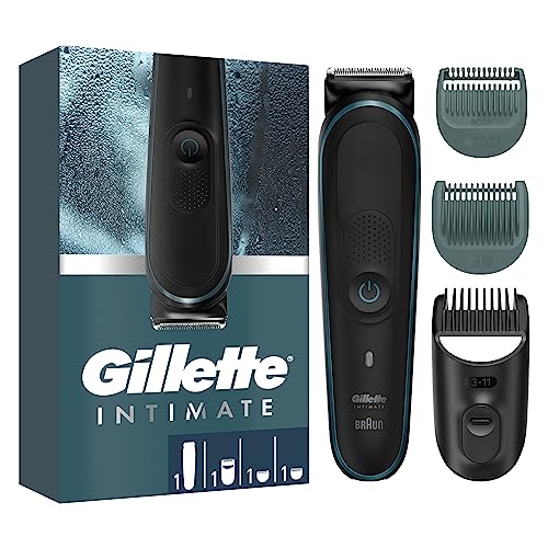 Gillette Body und Intimate Nassrasierer Herren, Rasierer + 2 Rasierklingen, mit Duschaufhänger für einfache Aufbewahrung, Geschenk für Männer im Sale