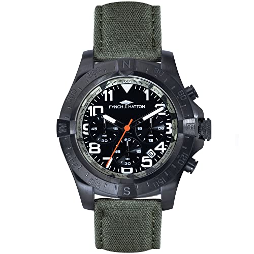 Fynch-Hatton Uhrenarmband FHT-0001-LC Edelstahl Grün im Sale