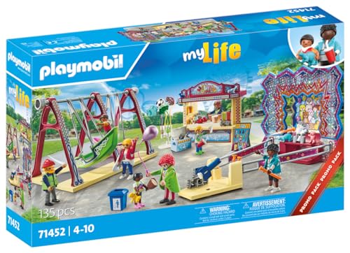 PLAYMOBIL MyLife 71452 Amusement Park, ages 4+, on sale