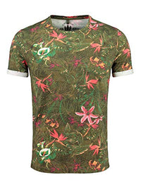 Thumbnail for KEY LARGO Herren Jungles Round T-Shirt, Olive (1514), im Sale