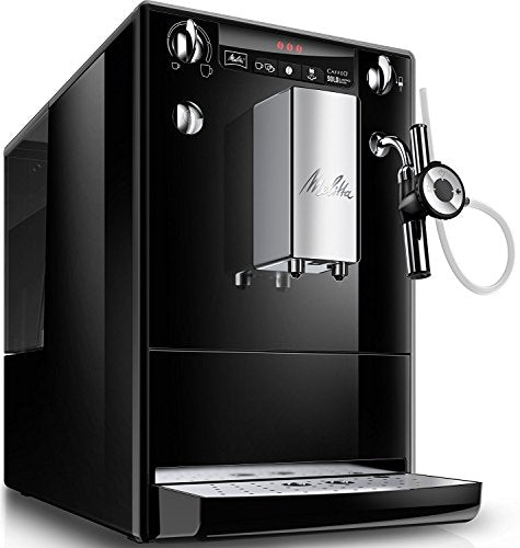 Melitta Caffeo Solo & Perfect Milk - Kaffeevollautomat - mit Milchsystem - Milchaufschäumer - 3-stufig einstellbare Kaffeestärke - Schwarz (E957-201) im Sale