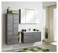 Thumbnail for Pelipal - FILO 17 - Bathroom furniture set - 100 cm - Bathroom set, washbasin, 4-piece with mirror cabinet, ceramic washbasin, etc. in graphite structure horizontally on sale
