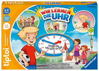 Thumbnail for Ravensburger tiptoi Spiel 00126 - Wir lernen die Uhr - interaktives Lernspiel ab 6 Jahren, mit digitaler und analoger Uhr zum selbst einstellen im Sale