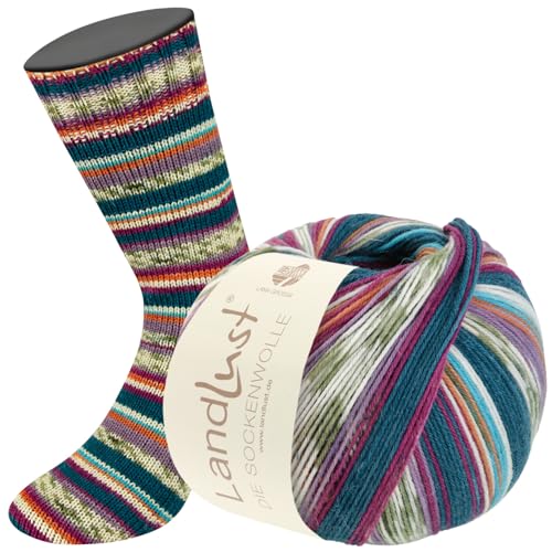 LANA GROSSA Landlust the sock yarn | Merino wool sock yarn in various colors | Hand knitting yarn made of 80% virgin wool (Merino) &amp; 20% polyamide | 100g wool for knitting &amp; crocheting | 420m yarn on sale