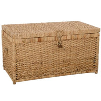 Thumbnail for VIVANNO Laundry Basket Made of Water Hyacinth - Laundry Basket with Lid - 84 cm Brown - Sturdy Storage Box with Lid on Sale