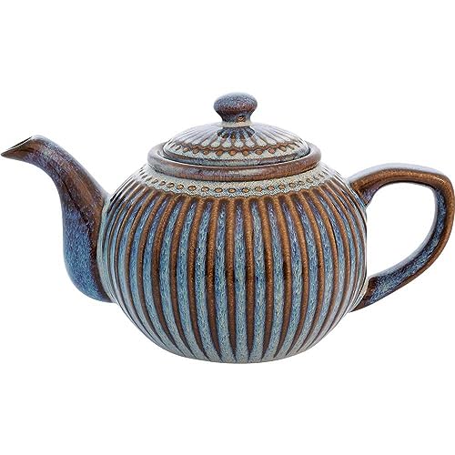 GreenGate Teapot Alice Oyster Blue Blue Jug 1 Liter Everyday Tableware