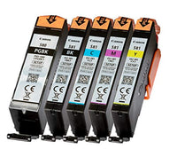 Thumbnail for Canon PGI 580 CLI 581 Setup Original Ink Cartridges for Pixma TR 7500, TR 8500, TS 6250, TS 9550 TS 9100 without blister packaging, photo black, cyan, magenta, yellow, text black, standard on sale