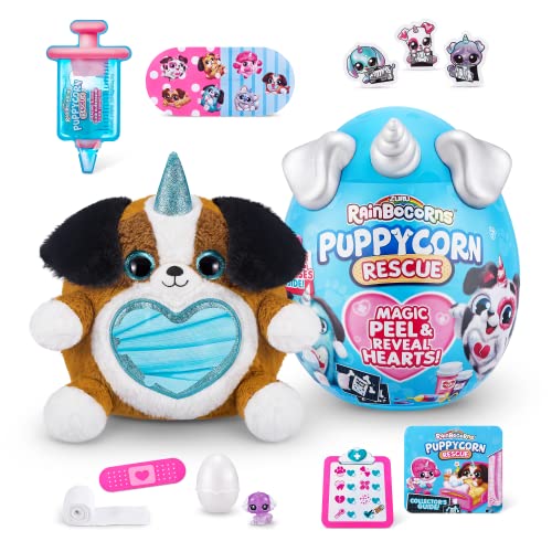 Rainbocorns Puppycorn Rescue Surprise, Schäferhund, über 12 Überraschungen, Plüschtier zum Kuscheln im Sale