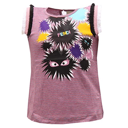 Fendi 0463S Maglia Bimba Girl MOSTRI Multicolor t-Shirt [3 Years] im Sale