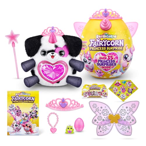 Rainbocorns Fairycorn Princess Serie 6 Welpe – Plüsch zum Sammeln – Magische Märchenprinzessin Überraschungen, Kuschel-Plüsch-Stofftier, Aufkleber, (Welpe) im Sale
