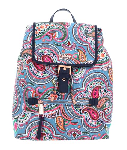 Oilily Helena Paisley City Backpack Adriac Blue im Sale
