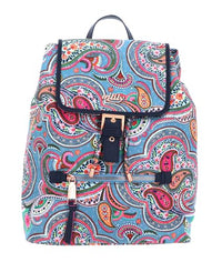 Thumbnail for Oilily Helena Paisley City Backpack Adriac Blue im Sale