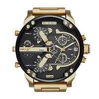 Thumbnail for Diesel Men's Watch Mr. Daddy 2.0, Multifunction Movement, 57mm Silver Stainless Steel Case with Leather Strap, DZ7313 on Sale