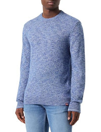 Thumbnail for Scotch & Soda Men's Melange Crew Neck Pull Over Pullover Sweater, Boat Blue, on sale