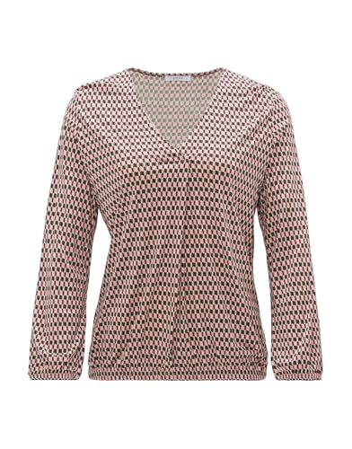 OPUS Damen Langarmshirt | Shirt SANNAH Tradition Regular aus nachhaltiger Viskose Mellow Rose, 40 im Sale