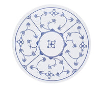 Thumbnail for KAHLA 433503A75019H Blau Saks Untertasse 14 cm | Unterteller mit Strohblumenmuster aus Porzellan im Sale