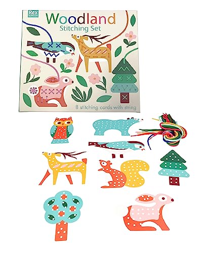 Rex London Woodland Animals Learn to Stitch Activity Set im Sale