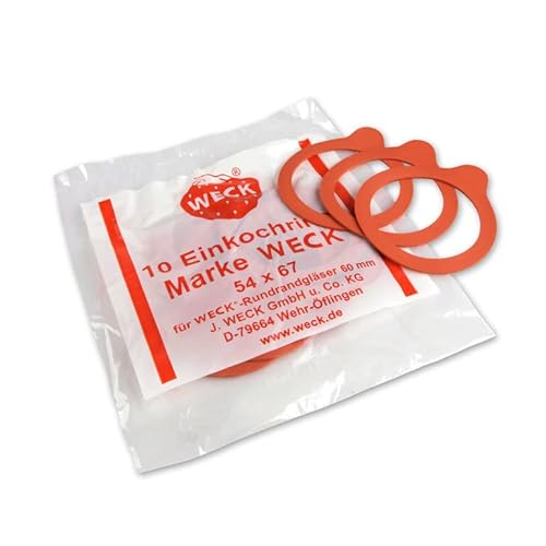 Weck Gummidichtungen/Ringe für WECK Modelle 080 760 761 762 763 764 766 902 10 x 60 mm im Sale