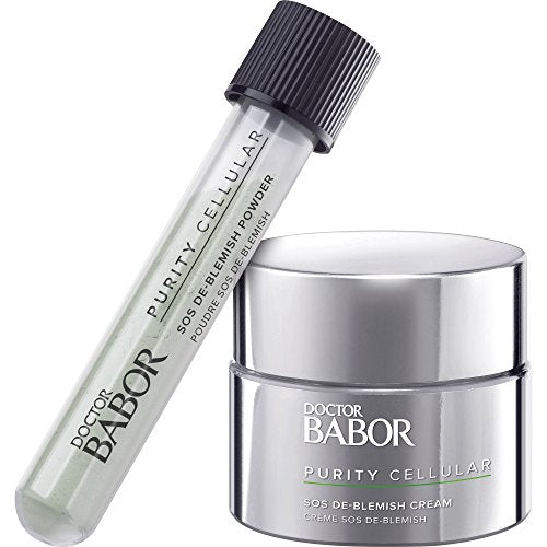 Babor Doctor Sos De-Blemish Kit, Anti-Pimple Set with Cream &amp; Powder, Against Skin Blemishes and Irritations, Regenerating, 59 ml, 59 ml (1 Pack) on Sale