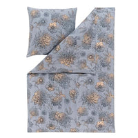 Thumbnail for ESTELLA fine flannel bed linen Luserna smoke 1 duvet cover 155 x 220 cm + 1 pillowcase 80 x 80 cm on sale