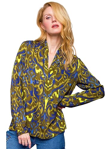 Emily van den Bergh - Damenbluse 8080 - Mehrfarbig, 36 im Sale