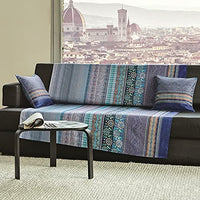 Thumbnail for Bassetti furnishing foulard Piazza dei Miracoli M1 Marrone cotton, on sale