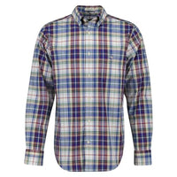 Thumbnail for GANT Herren Reg Poplin Tartan Check Shirt Hemd, Deep Forest Green, im Sale