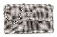 Thumbnail for GUESS Zalina Mini Flap Clutch Silver im Sale