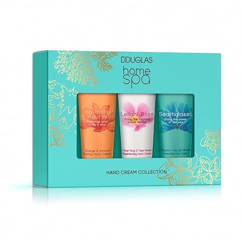 Douglas - Home SPA - Hand Cream Collection Set Gift Set - Seathalasso, Leilani Bliss, Harmony of Ayurveda 75ml each on sale