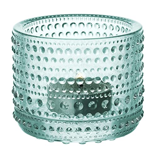 Iittala 005982 Kastehelmi windlicht, 64 mm, wassergrün im Sale