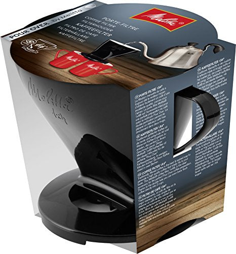Melitta Kaffeehalter für Filtertüten, Kaffeefilter 1x4 Standard, Kunststoff, Schwarz, 217564 im Sale