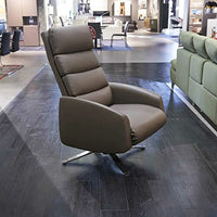 Thumbnail for Erpo Relaxsessel RE 600 Leder 42.860 Lava Graubeige im Sale