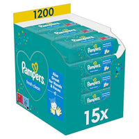 Thumbnail for Pampers Fresh Clean Feuchttücher 15 Packungen mit 80 Stück - 1200 Feuchttücher, milder Duft, auch für Hände und Gesicht geeignet im Sale