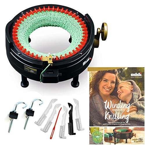 Addi Express Kingsize Strickmaschine und Wickeln statt Strickbuch