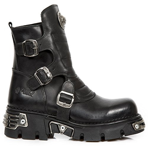 New Rock Unisex M-1482X-S1 Motorradstiefel, Black, 37 EU im Sale